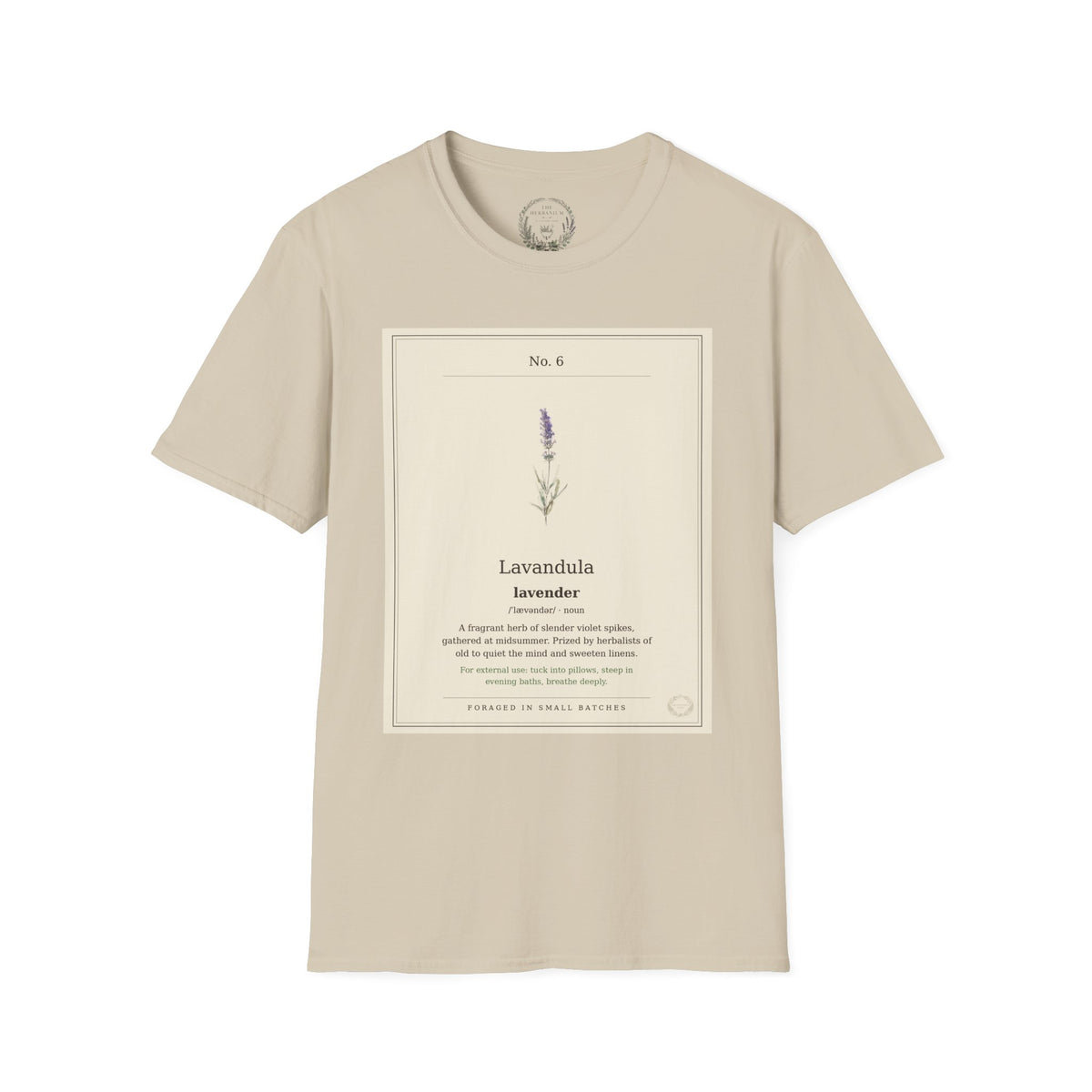 The Herbanium Tee - June Lavender - product photo 2